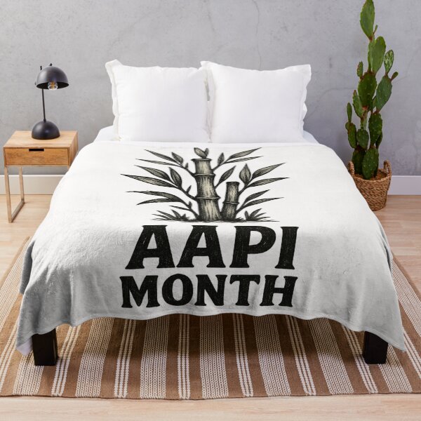Item preview, Vintage Bamboo Art with AAPI Month Tribute designed and sold by Places On Earth.