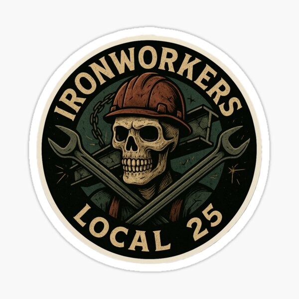 Item preview, Ironworkers local 25 designed and sold by SnakeStone.