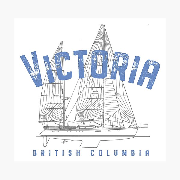 Item preview, Victoria British Columbia Canada Nautical Sailing Design designed and sold by Futurebeachbum.