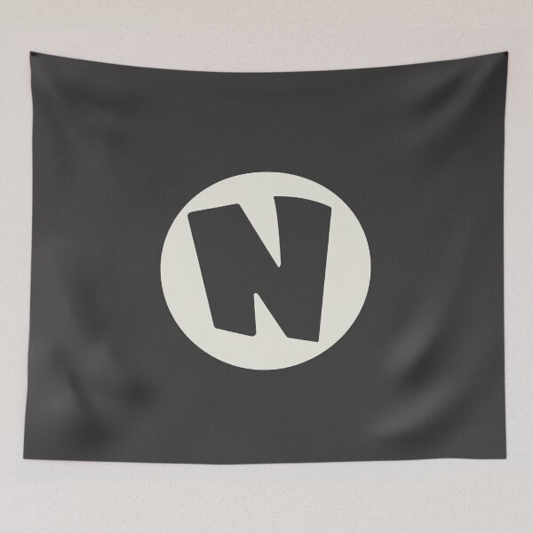 Item preview, letter n black designed and sold by ZiphGames.