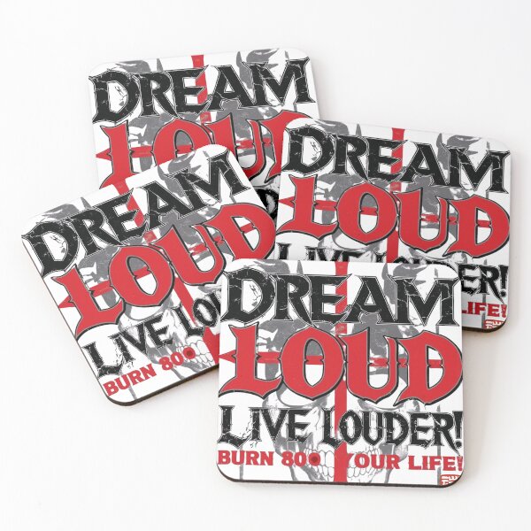 Item preview, Dream loud. Live louder! Edgy Rock Band designed and sold by 50ファイターJP.