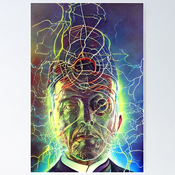 Item preview, Nikola Tesla #18 Strivings designed and sold by BiofieldExpert.
