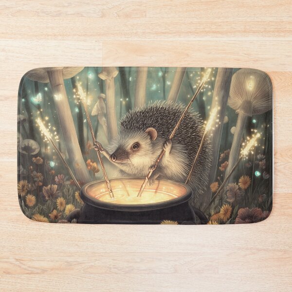 Item preview, Hedgehog Potion Brew designed and sold by SporeandCanvas.