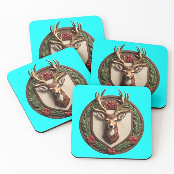 Item preview, DEER SHIELD (#00FFFF) designed and sold by Marlon Oseguera.