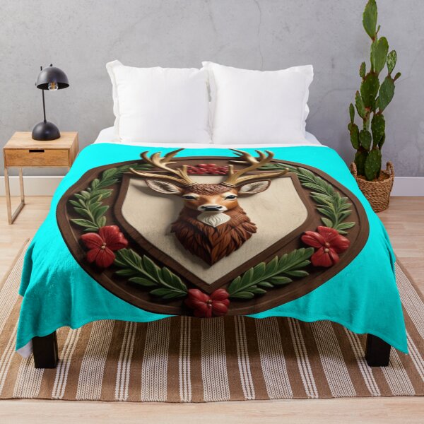 Item preview, DEER SHIELD (#00FFFF) designed and sold by Marlon Oseguera.