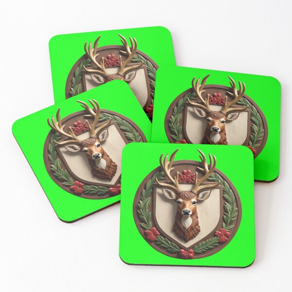 Item preview, DEER SHIELD (#00FF00) designed and sold by Marlon Oseguera.