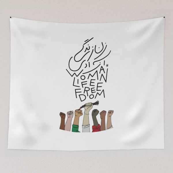 Item preview, Woman Life Freedom, jin jiyan azadî designed and sold by KurdishShops.