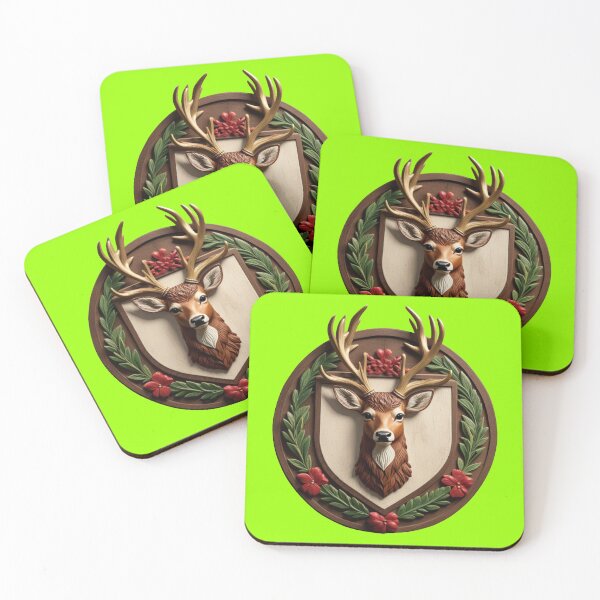 Item preview, DEER SHIELD (#99FF00) designed and sold by Marlon Oseguera.