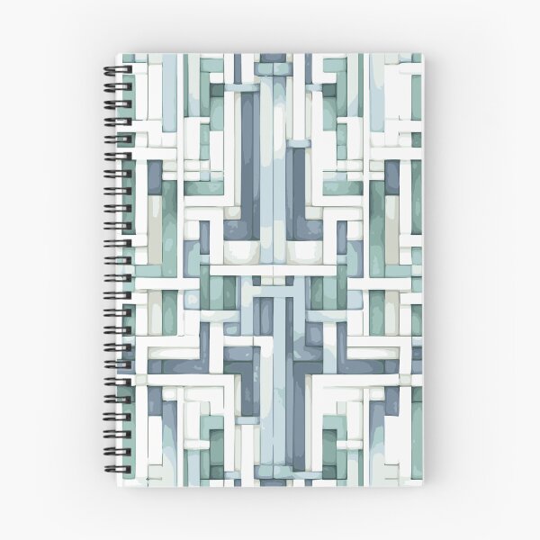 Item preview, Blue Green Geometric Rectangles designed and sold by artanlei.