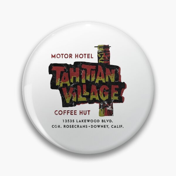 Item preview, Vintage Tahitian Village - Downey, California designed and sold by QuayTradingCo.