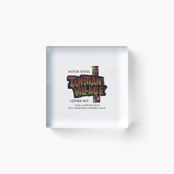 Item preview, Vintage Tahitian Village - Downey, California designed and sold by QuayTradingCo.