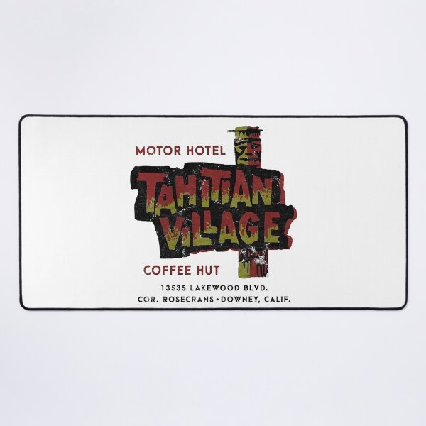 Item preview, Vintage Tahitian Village - Downey, California designed and sold by QuayTradingCo.