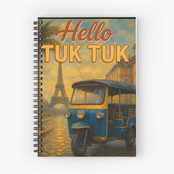 Item preview, Hello Tuk Tuk – Paris in Three Wheels designed and sold by muitee.
