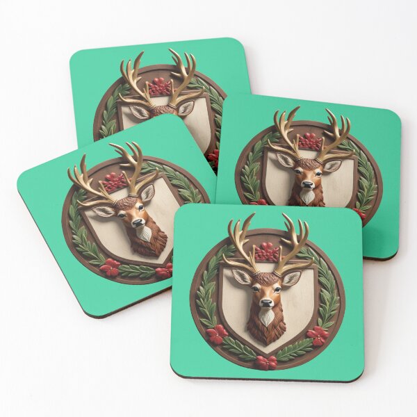 Item preview, DEER SHIELD (#33CC99) designed and sold by Marlon Oseguera.