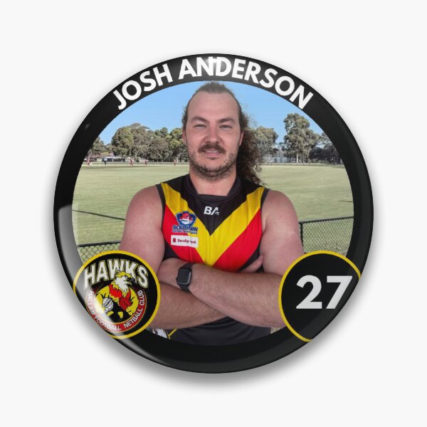 Item preview, Player Badge - #27 - Josh Anderson designed and sold by HallamHawks.