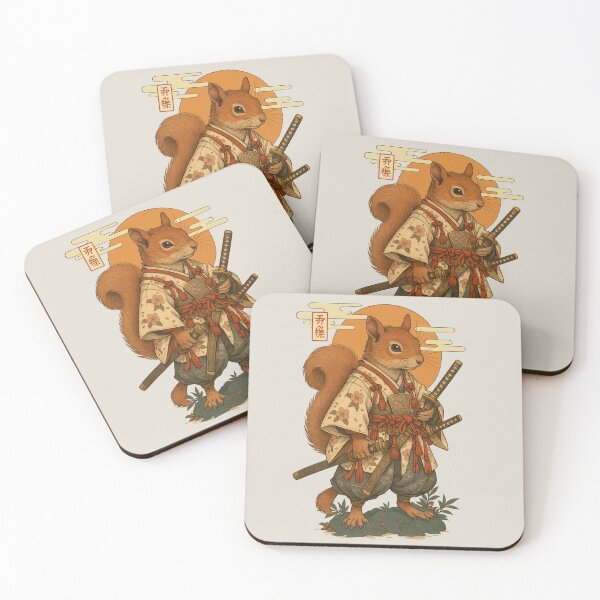 Item preview, Squirrel Samurai designed and sold by OxideArtStudio.