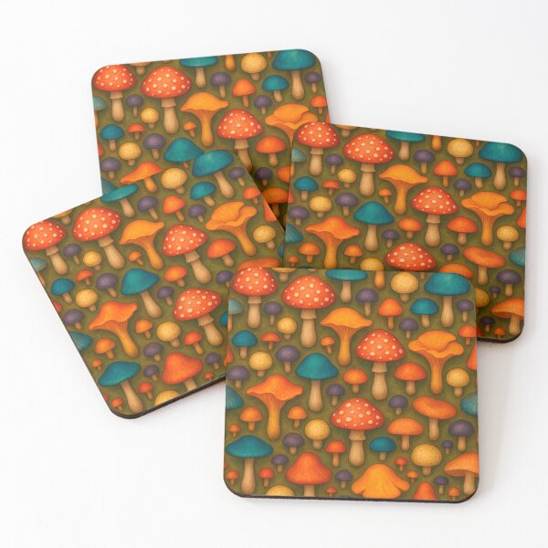 Item preview, Forest Floor with Fungi designed and sold by QuirkBeasts.