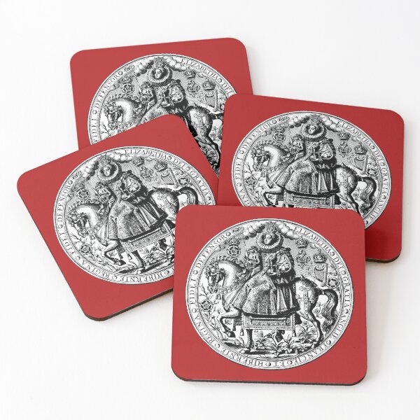 Item preview, Tudor Medallion Queen Elizabeth I on Horseback designed and sold by Pixelchicken.