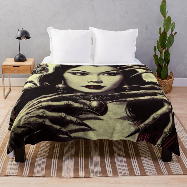 Item preview, Creepy Vampire Girl designed and sold by PulpVintage.