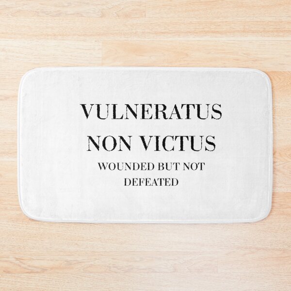 Item preview, Vulneratus Non Victus – Wounded But Not Defeated Latin Quote designed and sold by Festers.