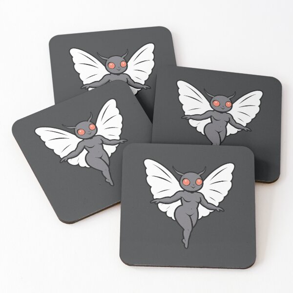 Item preview, Elegant Mothman Cryptid – Fantasy Creature Design designed and sold by SlowMarchArt.