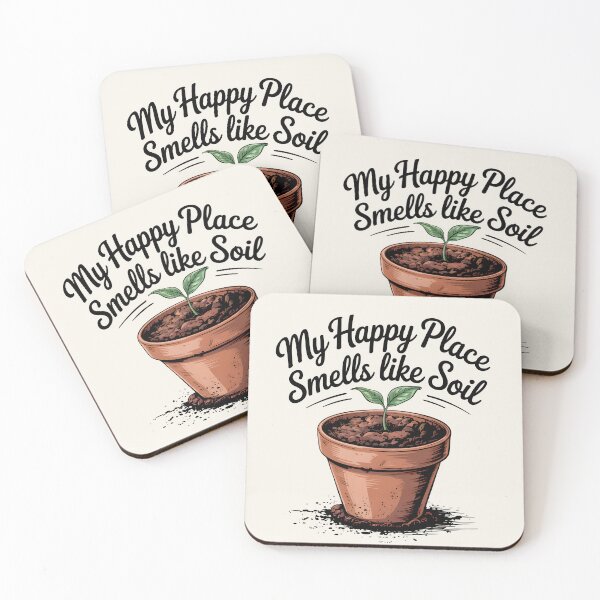Item preview, My Happy Place Smells Like Soil designed and sold by Jollys-ArtShop.
