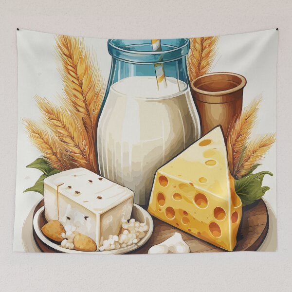 Item preview, A Toast to Milk, Cheese & More designed and sold by bb-15artstudio.