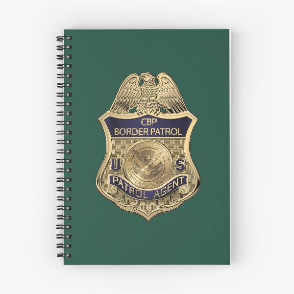 Item preview, United States Border Patrol - USBP Patrol Agent Badge over Forest Green designed and sold by Serge Averbukh Art Studio.