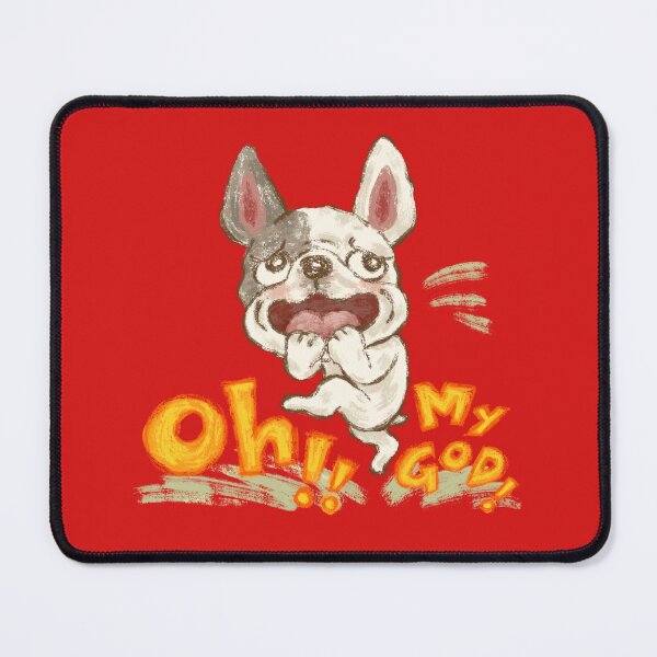 Item preview, French bulldog Oh my God! designed and sold by Toru Sanogawa.