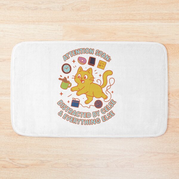 Item preview, ADHD Cat – Embracing Neurodiversity with a Cute and Playful Feline designed and sold by Manyface Artistry.