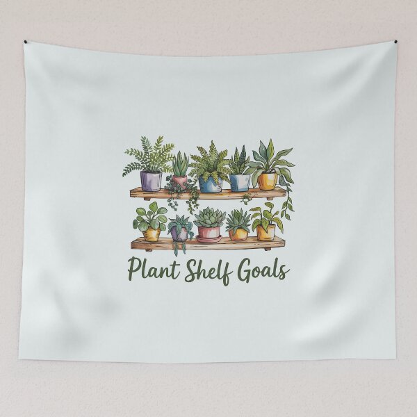 Item preview, Plant Shelf Goals designed and sold by Jollys-ArtShop.