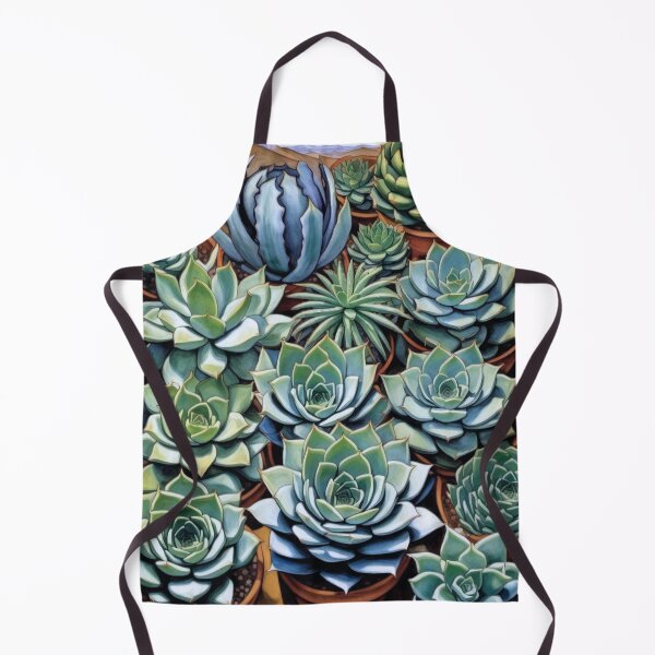 Item preview, Mexican Succulents Botanical Landscape Painting designed and sold by retrographics.