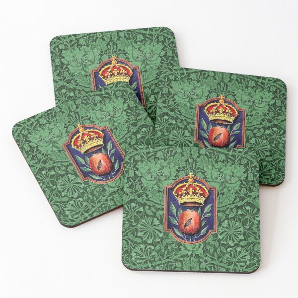 Item preview, Catherine of Aragon Queen Royal Pomegranate Badge designed and sold by Pixelchicken.