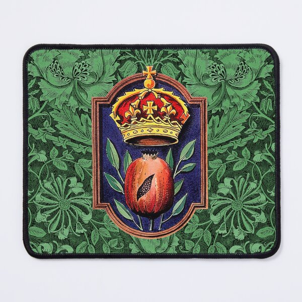 Item preview, Catherine of Aragon Queen Royal Pomegranate Badge designed and sold by Pixelchicken.