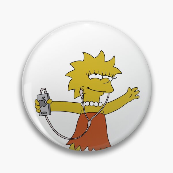 Artikelvorschau, Lisa Simpson Vibing entworfen und verkauft von WillowTreeArt.