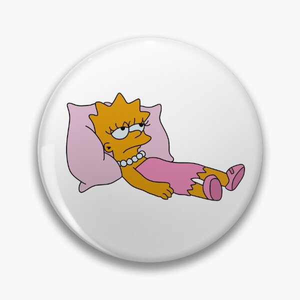Artikelvorschau, Schläfrige Lisa Simpson entworfen und verkauft von WillowTreeArt.
