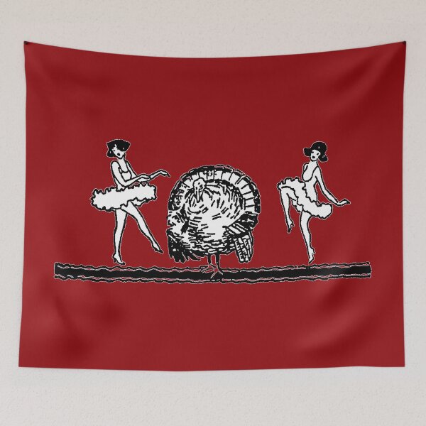 Item preview, Art Deco Turkey Dancers Thanksgiving designed and sold by Pixelchicken.