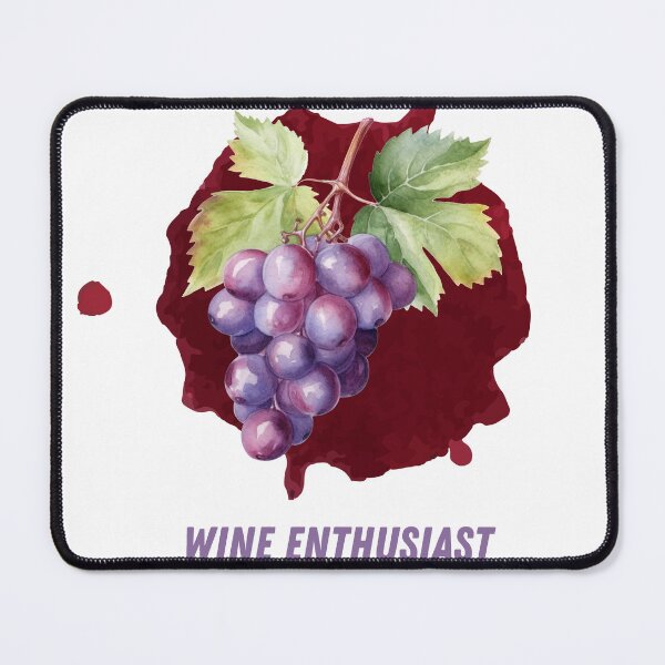 Item preview, Wine Enthusiast - Wine and Oenology Fan - Grapes, Vines, and Wine Stains designed and sold by siempredesign.