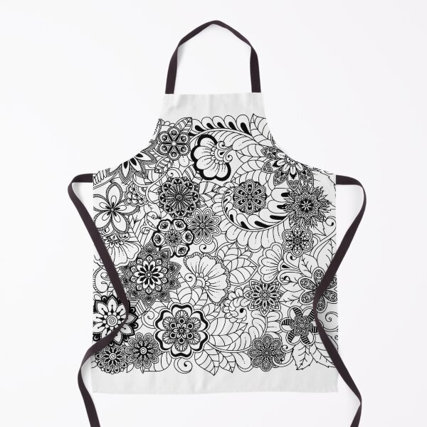 Item preview, Floral Zentangle Square designed and sold by paperandp!xels.