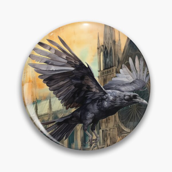 Item preview, The Raven and the Cathedral designed and sold by Pixelchicken.