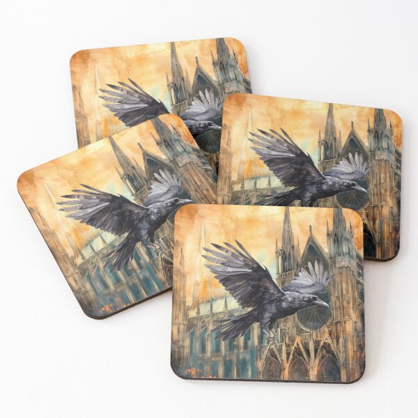 Item preview, The Raven and the Cathedral designed and sold by Pixelchicken.