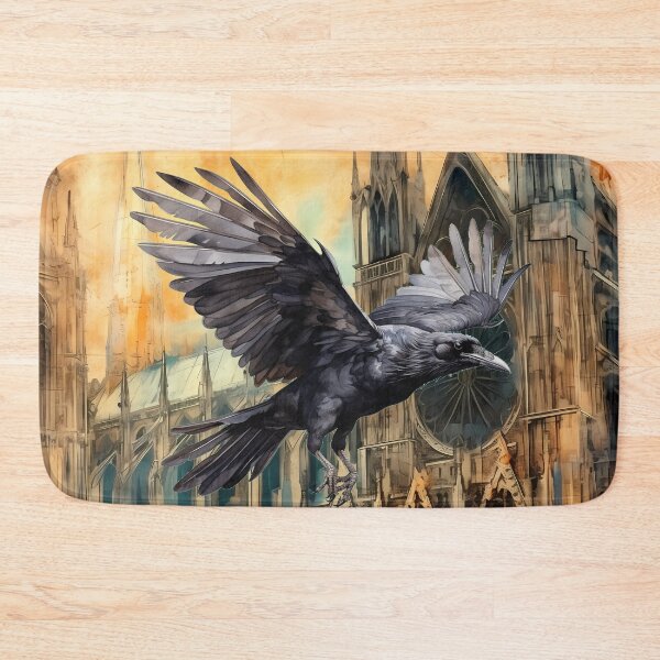 Item preview, The Raven and the Cathedral designed and sold by Pixelchicken.