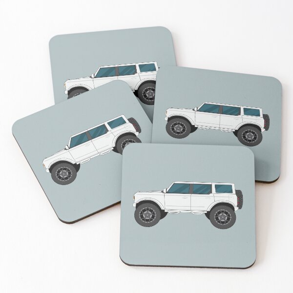 Item preview, Lifted Oxford White Truck - Left designed and sold by BlueSkyTheory.
