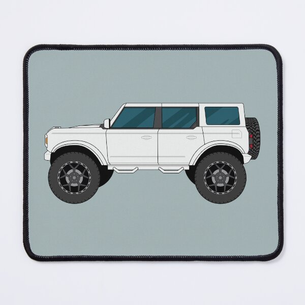 Item preview, Lifted Oxford White Truck - Left designed and sold by BlueSkyTheory.