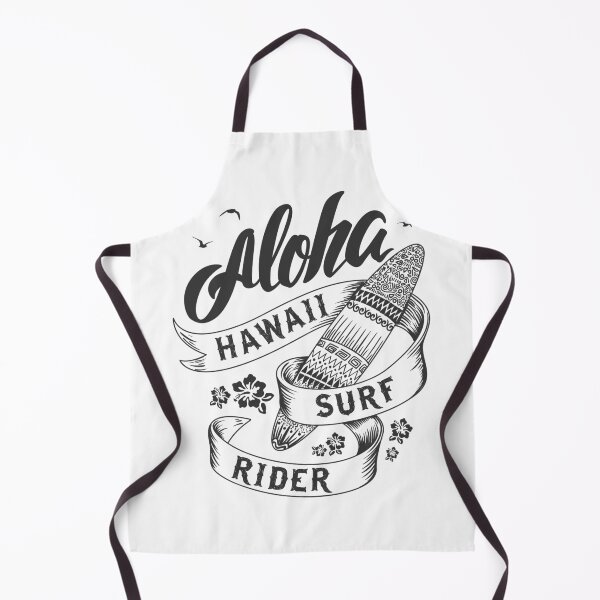 Item preview, Aloha Hawaii Surf Rider Vintage Tropical Surfboard Design designed and sold by StickerAndLove.