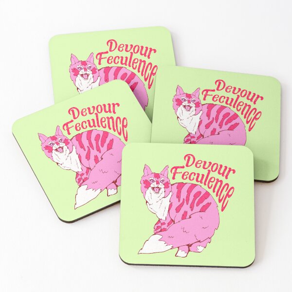 Item preview, devour feculence cat art designed and sold by crestfallenmermaid.