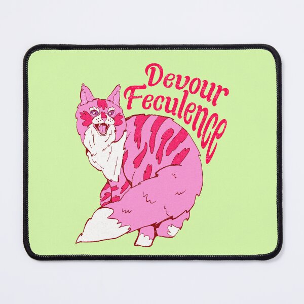 Item preview, devour feculence cat art designed and sold by crestfallenmermaid.