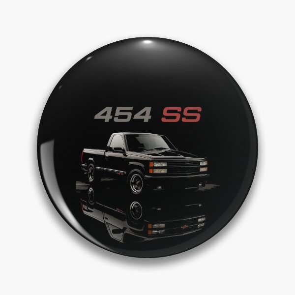 Item preview, 1990 Chevy 454 SS Truck Blackout Muscle Pickup Minimalist Art designed and sold by TheArtOfCar.