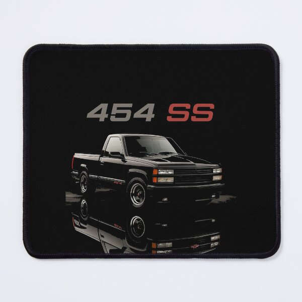 Item preview, 1990 Chevy 454 SS Truck Blackout Muscle Pickup Minimalist Art designed and sold by TheArtOfCar.