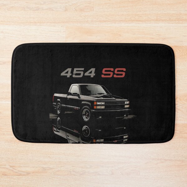 Item preview, 1990 Chevy 454 SS Truck Blackout Muscle Pickup Minimalist Art designed and sold by TheArtOfCar.